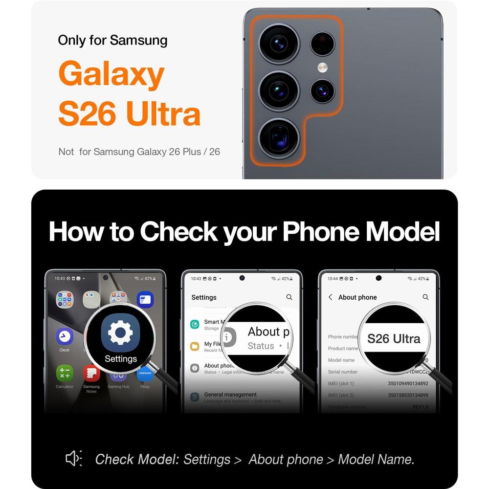 Bild på Samsung Galaxy S26 Ultra Ostand Magnetfodral Svart