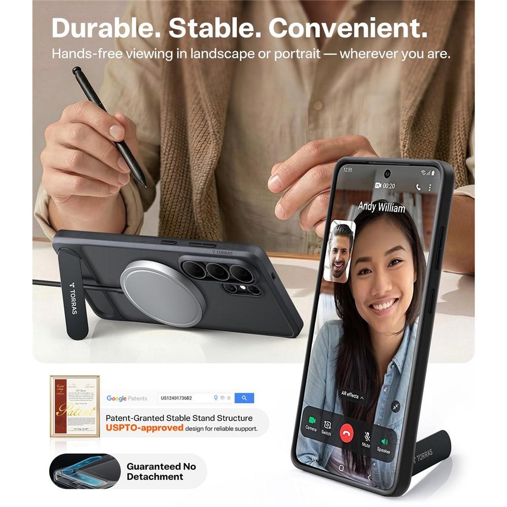 Bild på Samsung Galaxy S26 Ultra Ostand Magnetfodral Svart