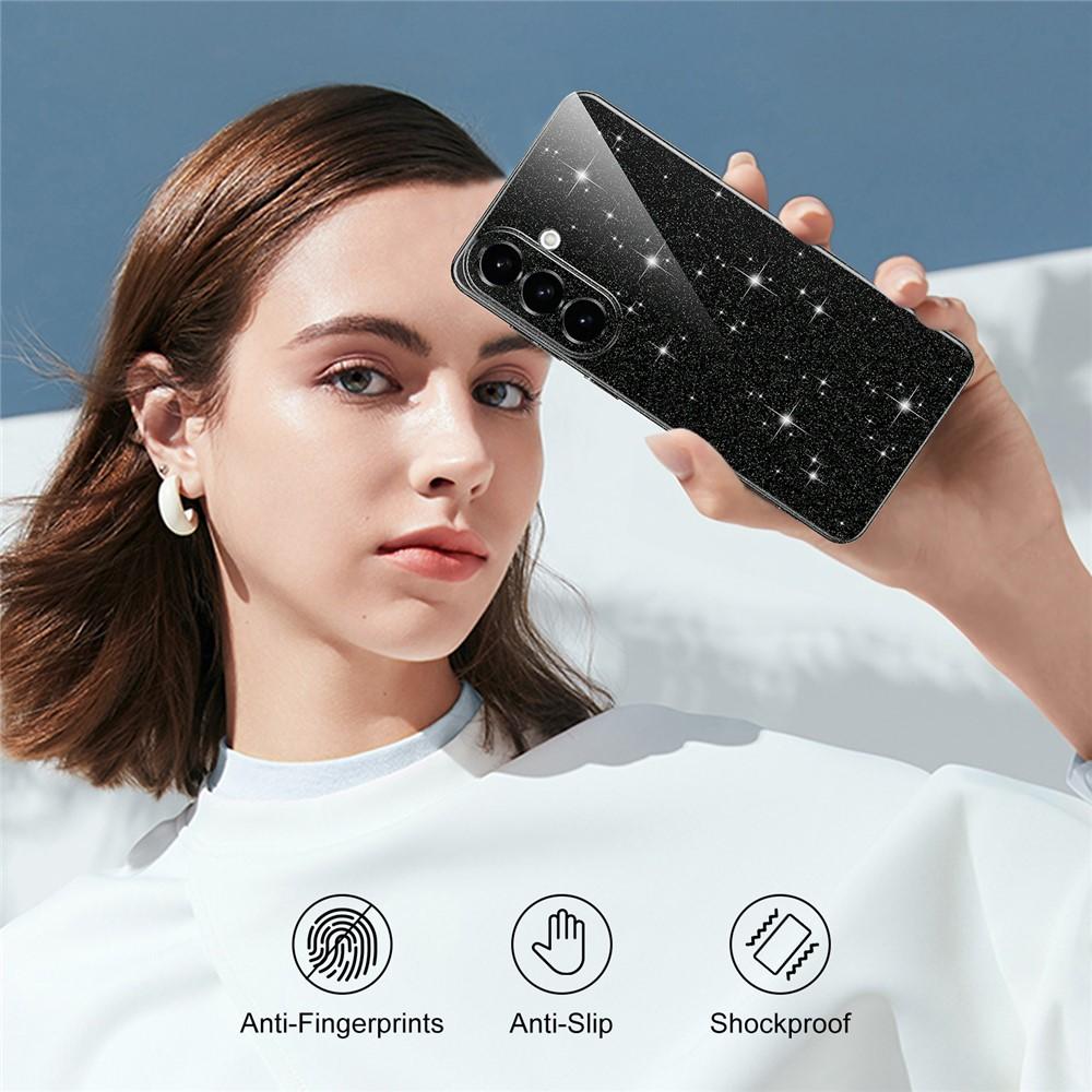 Kuva:  Samsung Galaxy S26 Magneettinen Glitterkotelo hihnalla - Musta