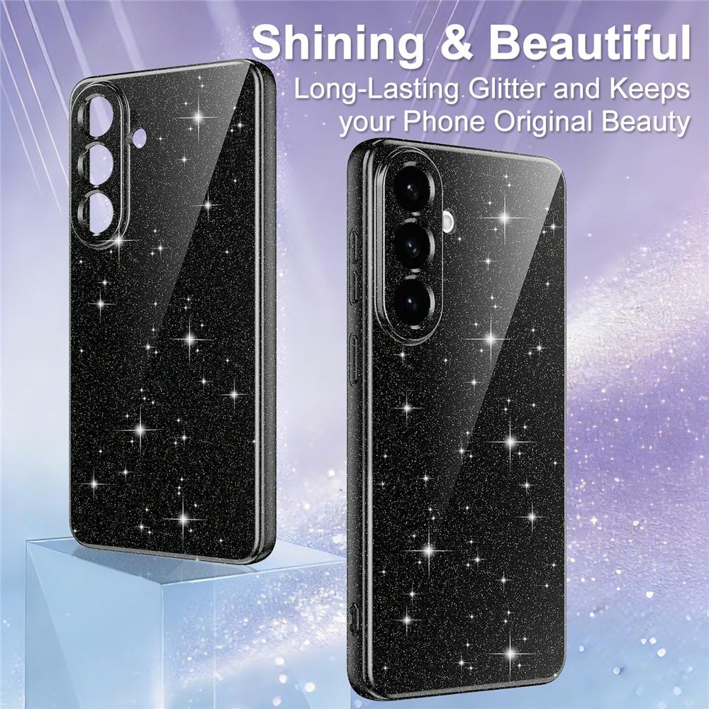 Kuva:  Samsung Galaxy S26 Magneettinen Glitterkotelo hihnalla - Musta