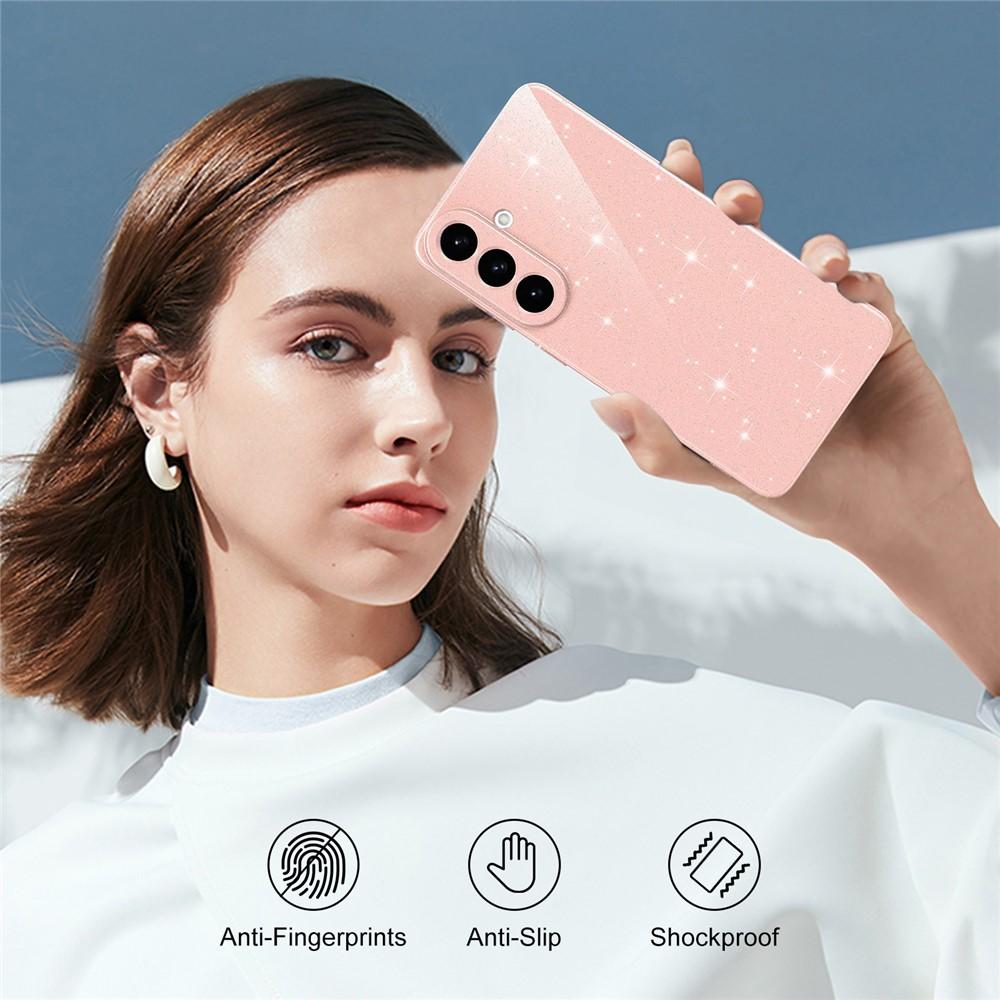 Kuva:  Samsung Galaxy S26 Kimalle Magneettikotelo Nauhalla - Vaaleanpunainen