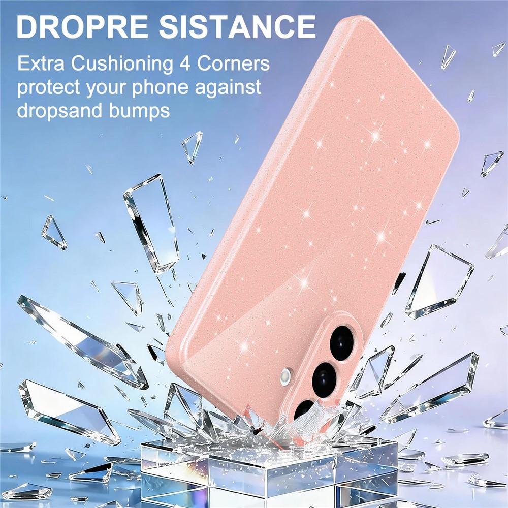 Kuva:  Samsung Galaxy S26 Kimalle Magneettikotelo Nauhalla - Vaaleanpunainen