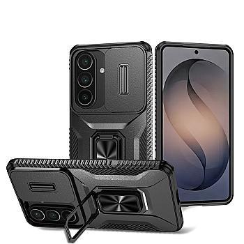 bild på Samsung Galaxy S26 Skal Camshield Stativ TPU + PC Svart