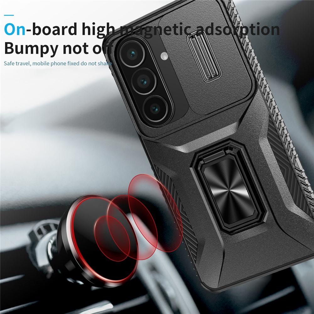 Kuva:  Samsung Galaxy S26 Suojakuori Camshield Teline TPU + PC Musta