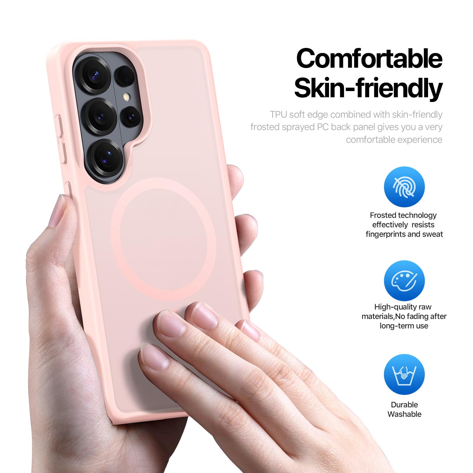 Bild på Samsung Galaxy S26 Ultra Magnetiskt Skal Yind Series - Ljusrosa