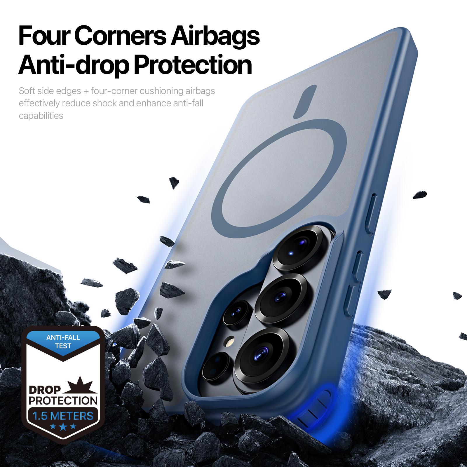 Bild på Samsung Galaxy S26 Ultra Magnetiskt Skal Yind Series - Mörkblå