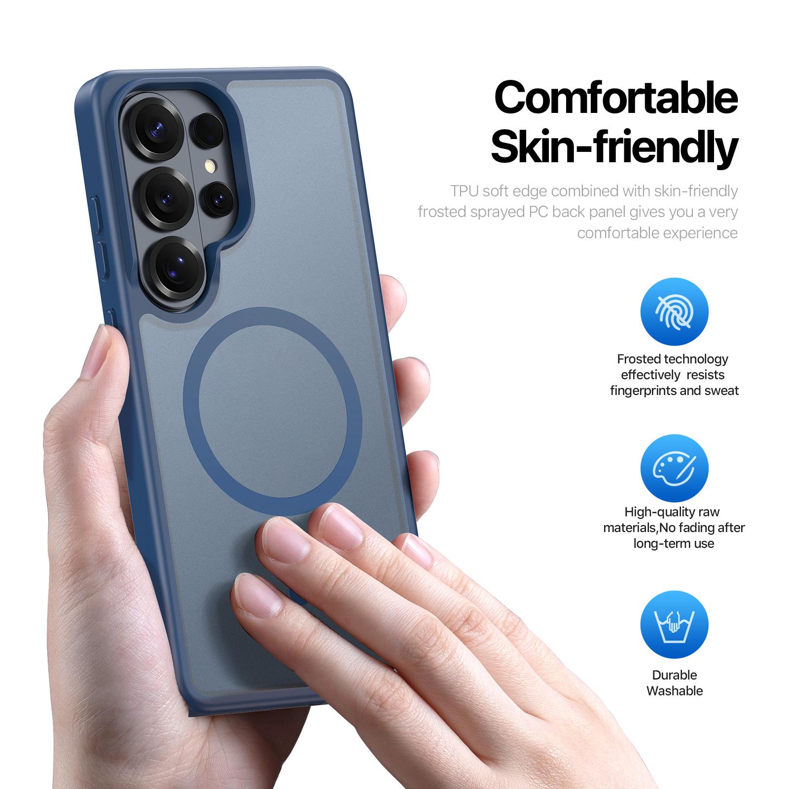 Bild på Samsung Galaxy S26 Ultra Magnetiskt Skal Yind Series - Mörkblå