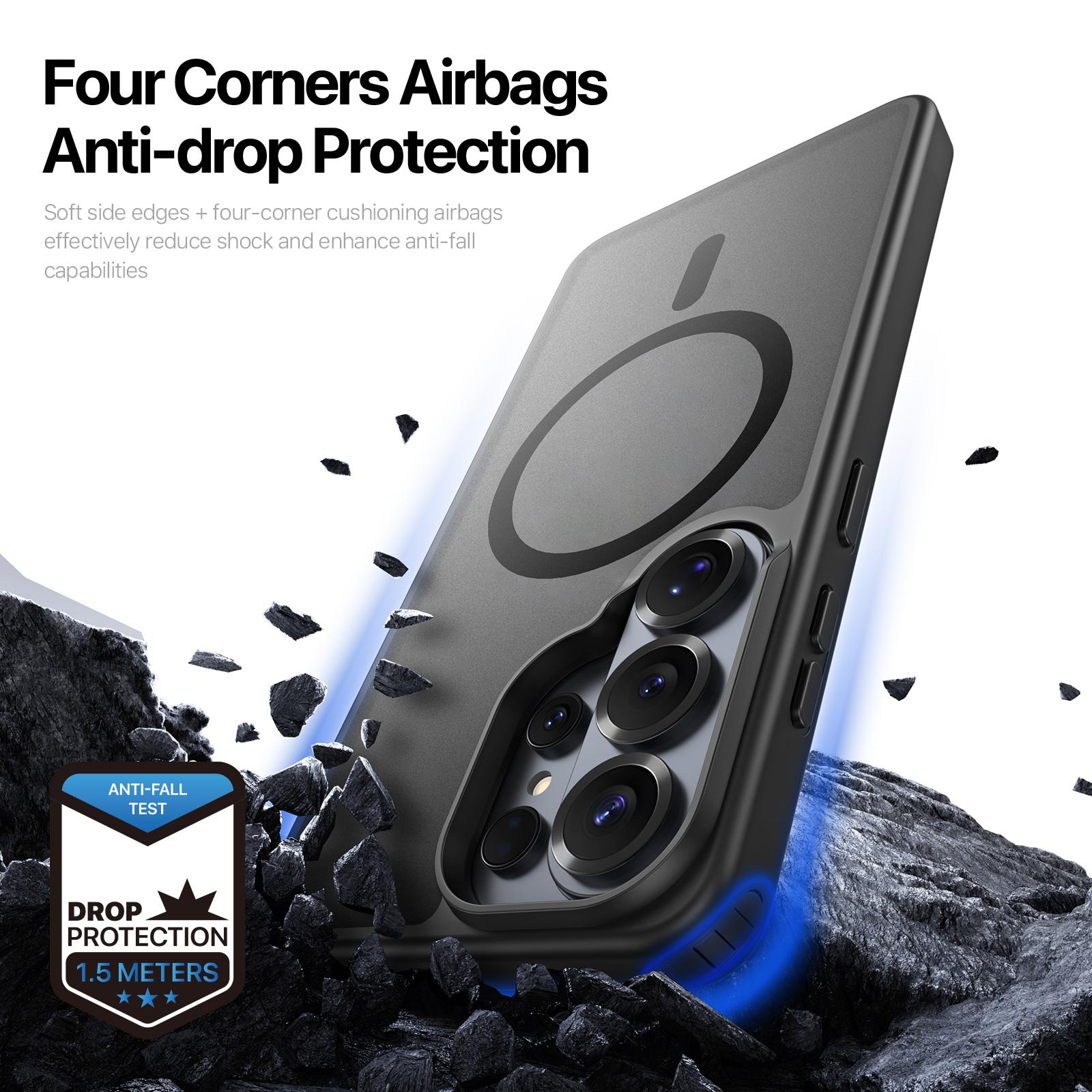 Bild på Yind Series Magnetiskt Fodral PC+TPU för Samsung Galaxy S26 Ultra - Svart