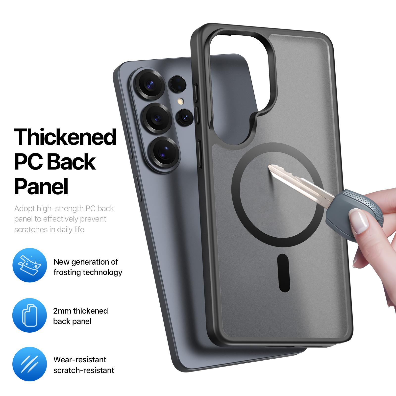 Bild på Yind Series Magnetiskt Fodral PC+TPU för Samsung Galaxy S26 Ultra - Svart