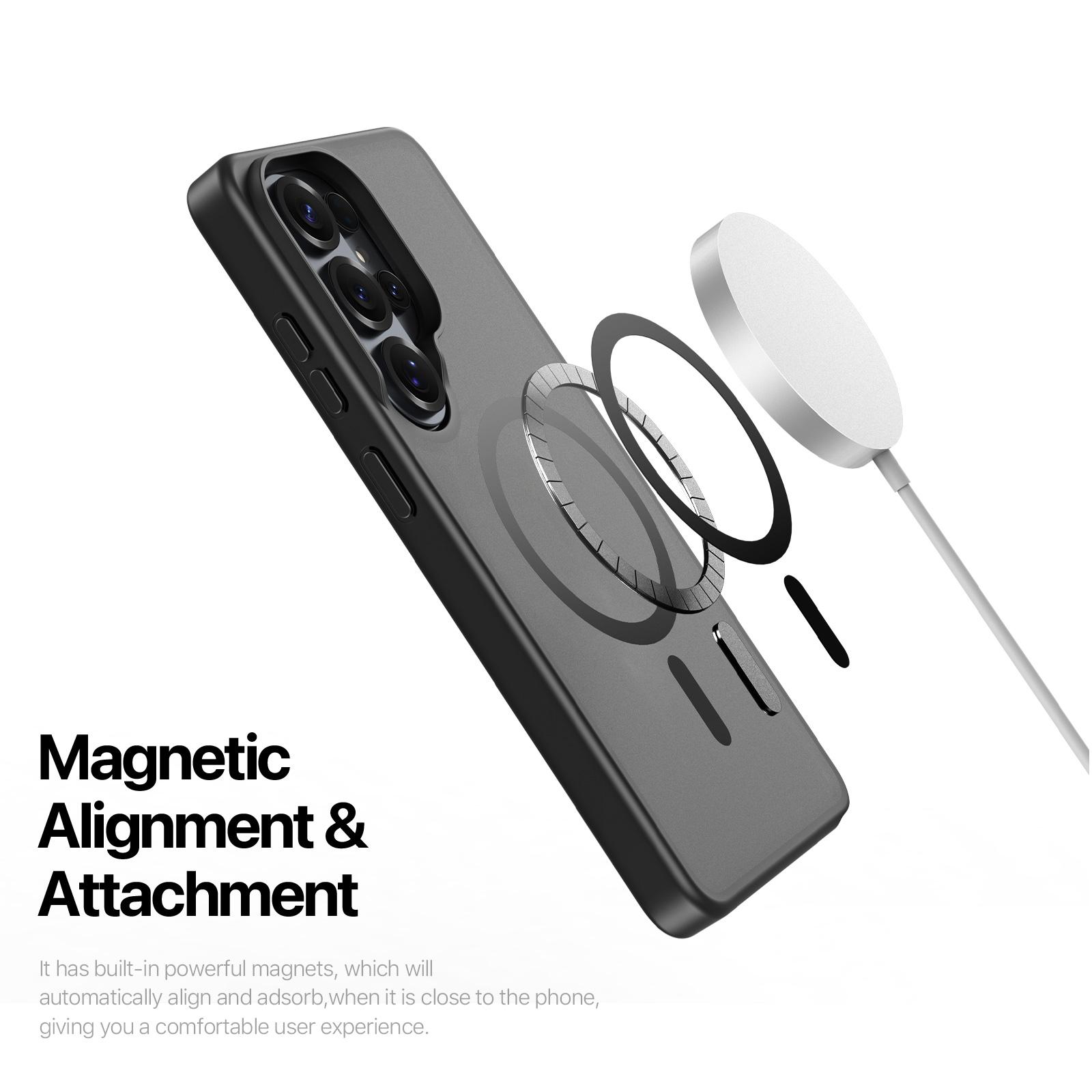 Bild på Yind Series Magnetiskt Fodral PC+TPU för Samsung Galaxy S26 Ultra - Svart