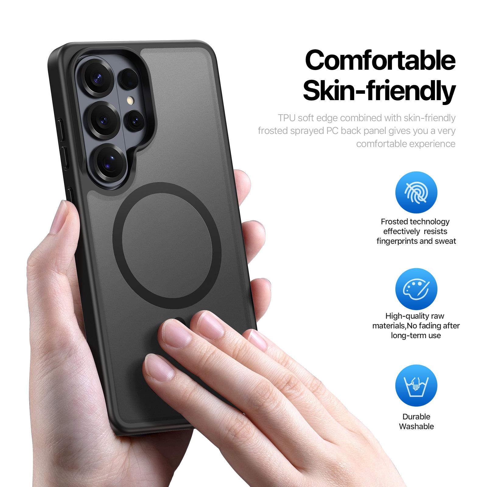 Bild på Yind Series Magnetiskt Fodral PC+TPU för Samsung Galaxy S26 Ultra - Svart