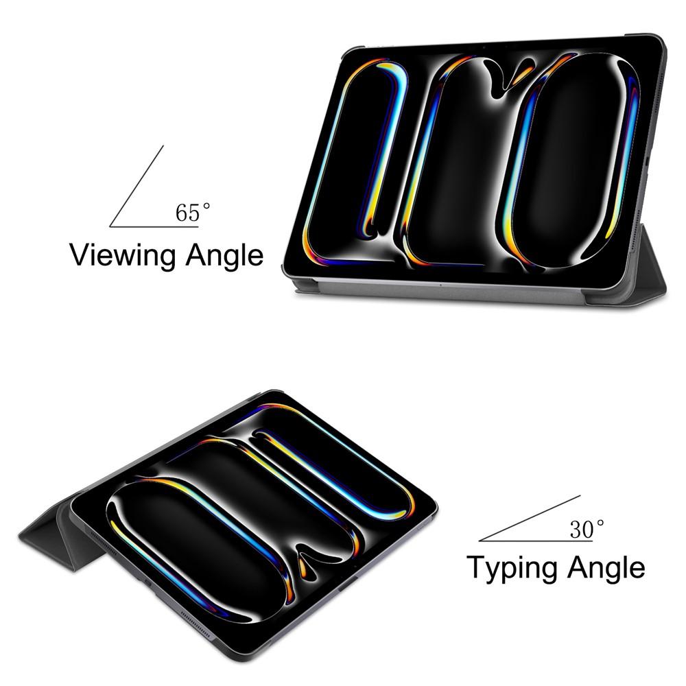 Bild på iPad Pro 11 (2025/2024) Skal PC+PU Auto Wake Sleep Svart