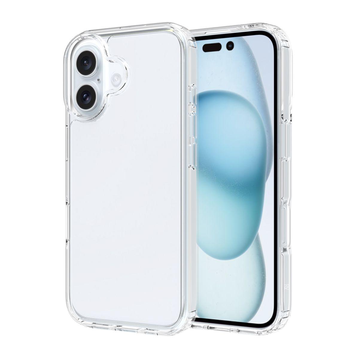 Pilt tootest iPhone 16 Telefoniümbris Löögikindel Rvelon - Läbipaistev