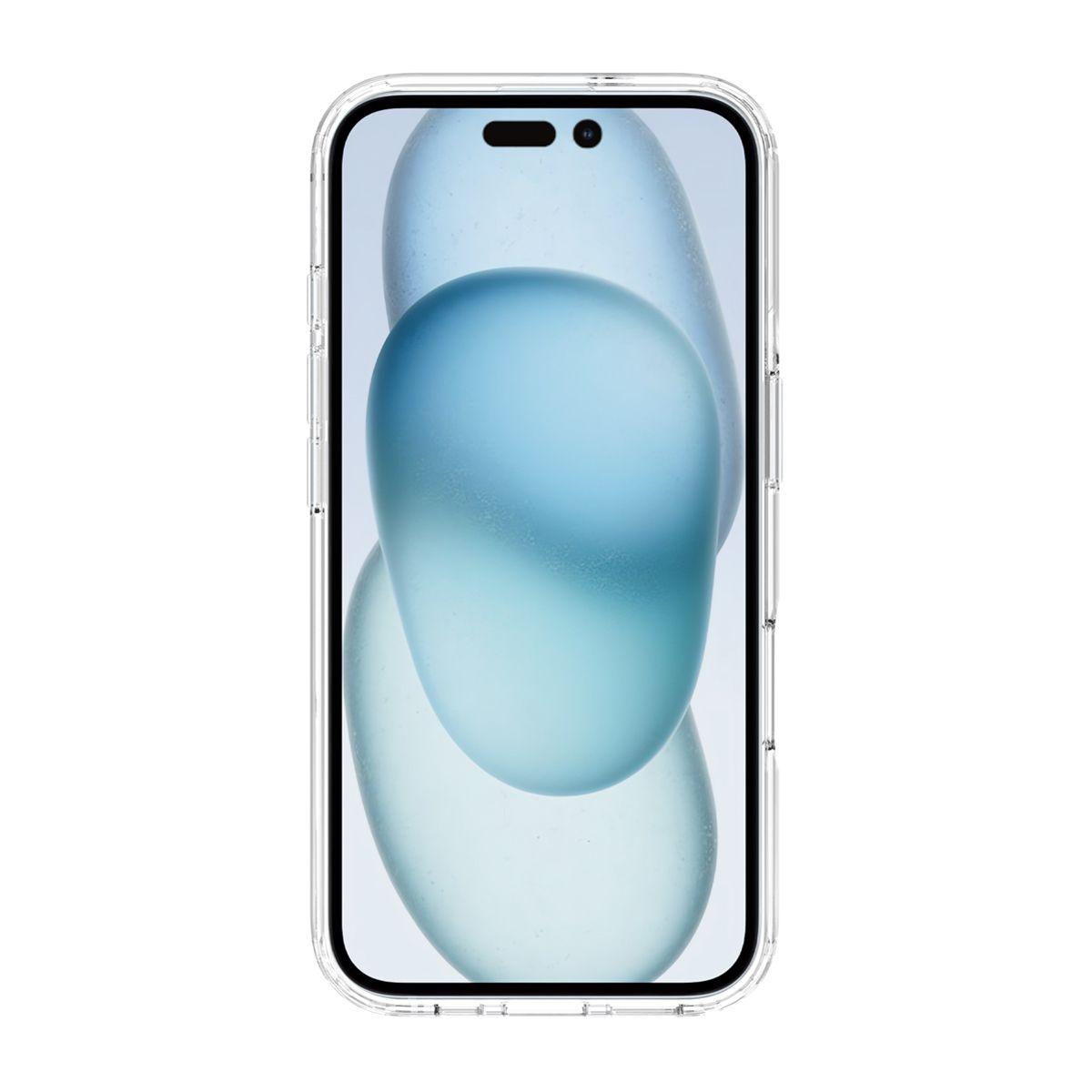 Pilt tootest iPhone 16 Telefoniümbris Löögikindel Rvelon - Läbipaistev