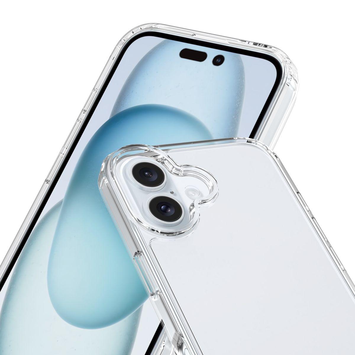 Pilt tootest iPhone 16 Telefoniümbris Löögikindel Rvelon - Läbipaistev