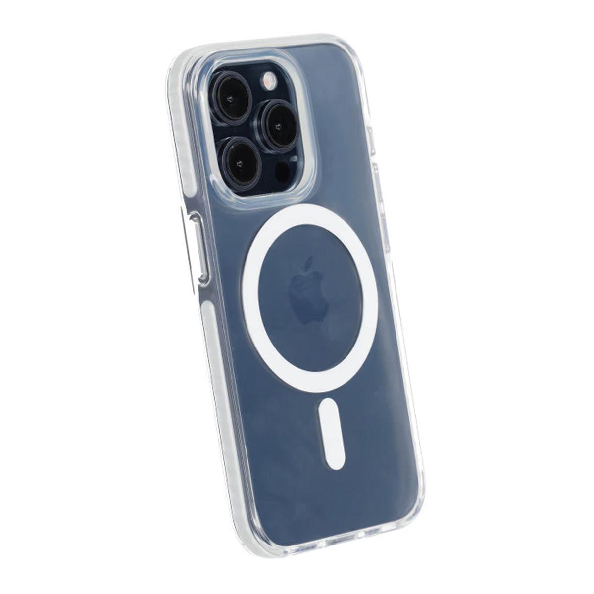 Bild på iPhone 15 Pro Mobilskal Magnet Dubbelskydd - Vit