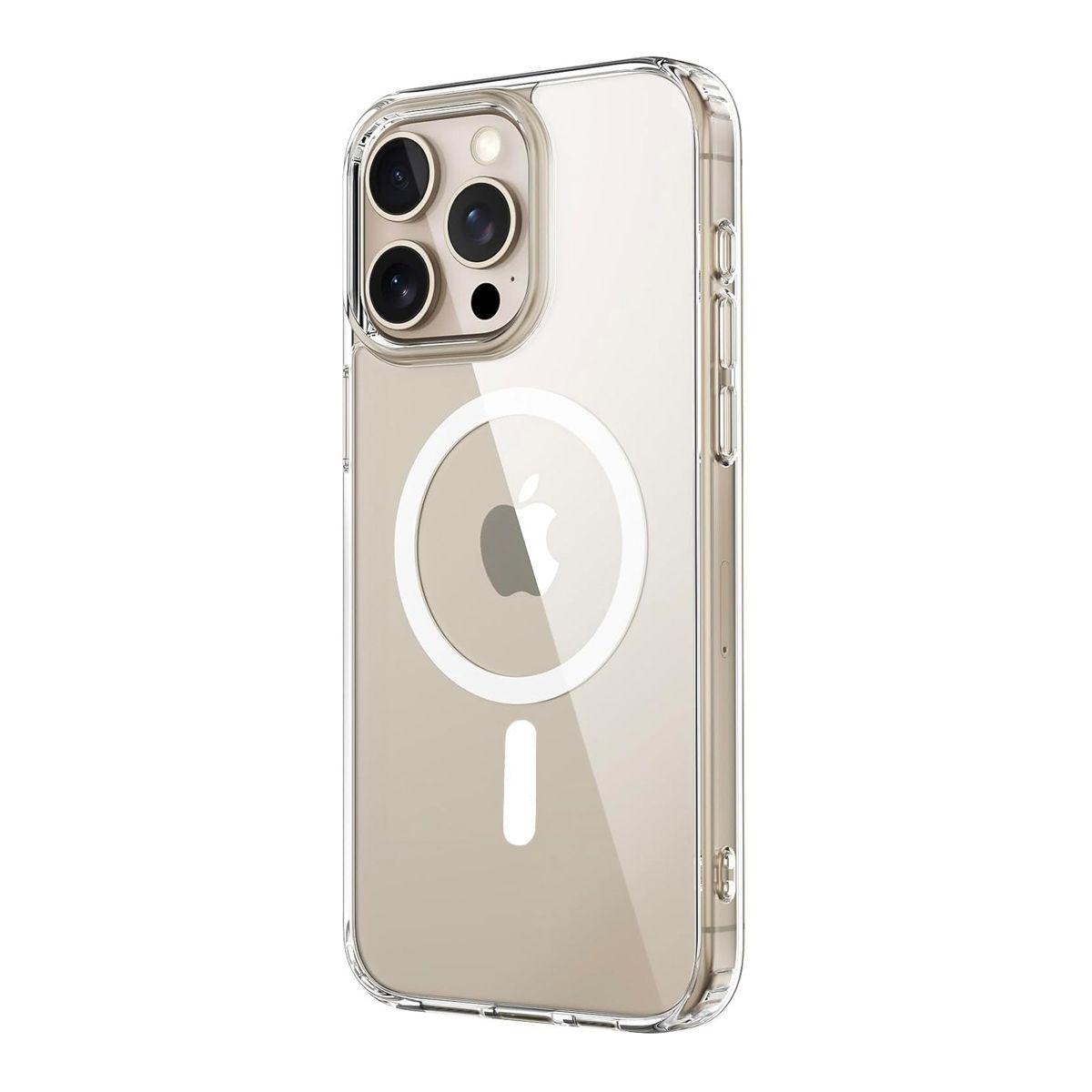 Bild på Mobilskal Stöttåligt Magsafe för iPhone 15 Pro - Transparent