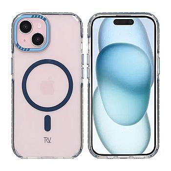 bild på iPhone 15 Rvelon Telefonikaaned Magnet Tugevdatud - Sinine