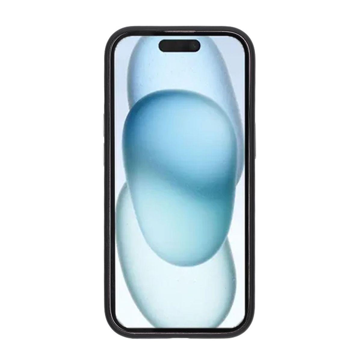 Pilt tootest iPhone 15 Rvelon Korpus Pöörlev Magnet Alus - Must
