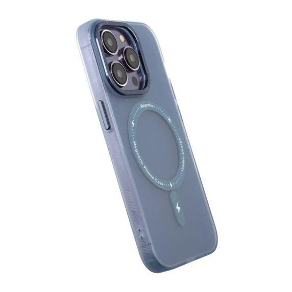bild på iPhone 13 Pro Mobilskal med MagSafe - Frostat Blå