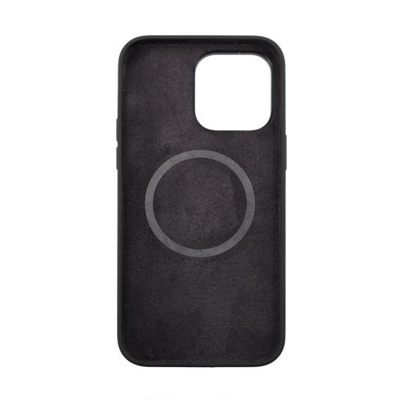 bild på iPhone 14 Pro Max Silicone Case MagSafe Rvelon - Black