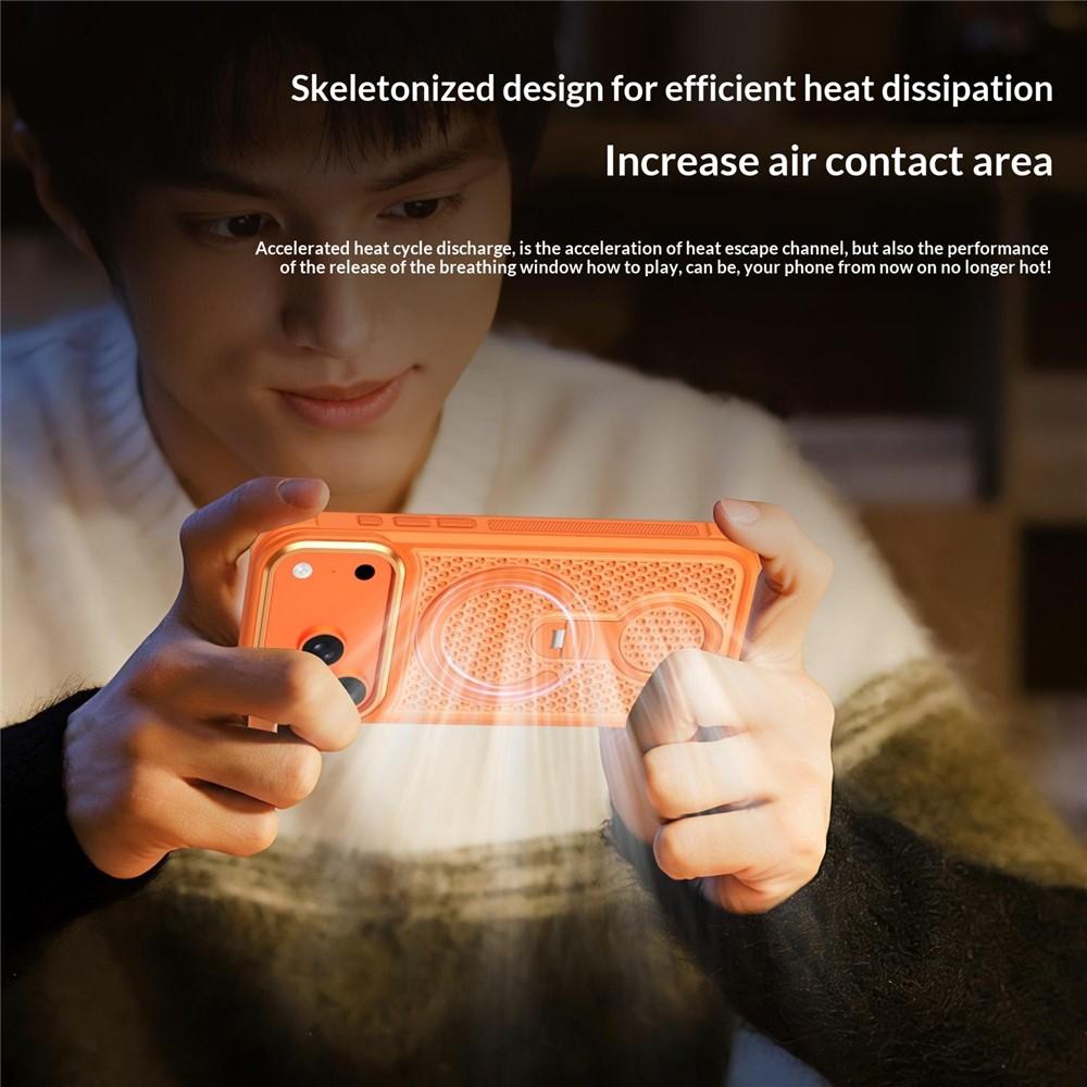 Bild von iPhone 17 Pro Max Magnetische Hülle mit 360° Ringständer - Weiß