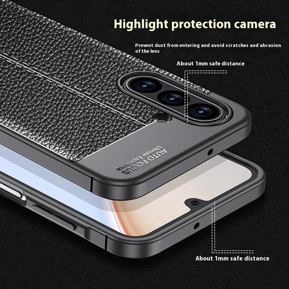 Obrázek produktu Samsung Galaxy A17 5G/4G Pouzdro Litchi Textura TPU, Černé