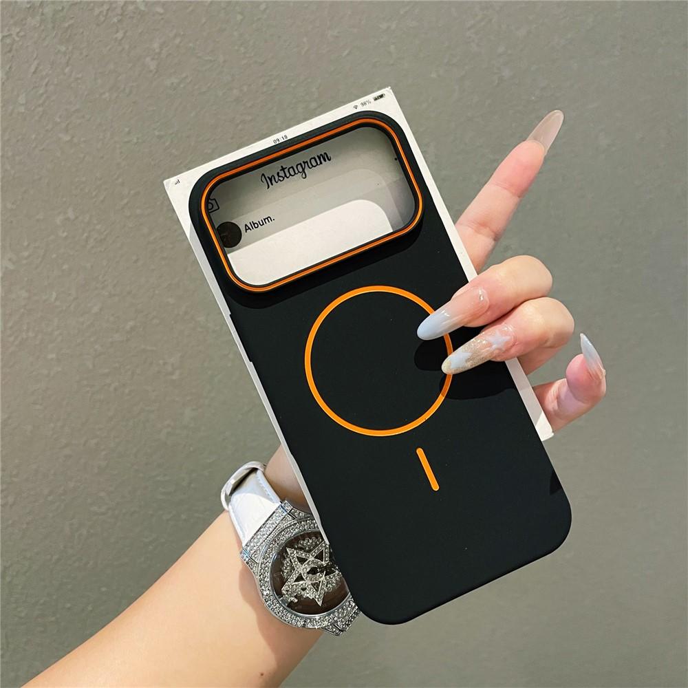 Obrázek produktu iPhone 17 Pro Magnetické Pouzdro Matné Silikonové Pouzdro Magsafe - Černé