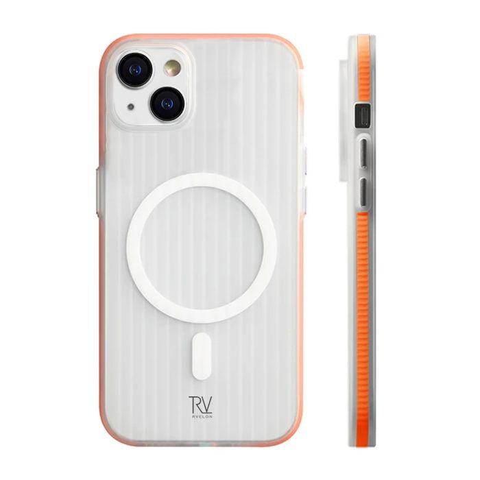 Billede af iPhone 13/14 Mobilcover Korrugerad med Magsafe Rvelon - Orange