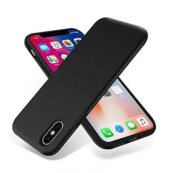 bild på iPhone X/XS etui - Silikone Rvelon sort