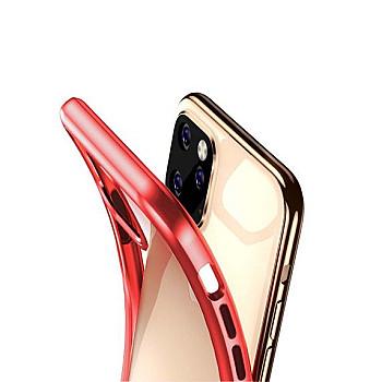 bild på Stöttåligt Mobilskal iPhone 11 Pro - Transparent/Röd