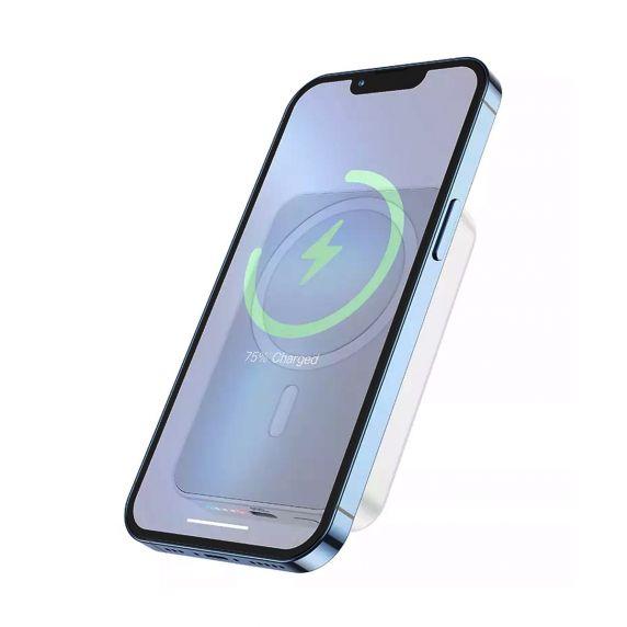 Kuva:  Magneettinen Powerbank Langattomalla Latauksella 10000 mAh - Valkoinen