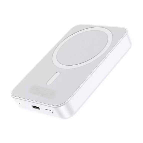 Kuva:  Magneettinen Powerbank Langattomalla Latauksella 10000 mAh - Valkoinen