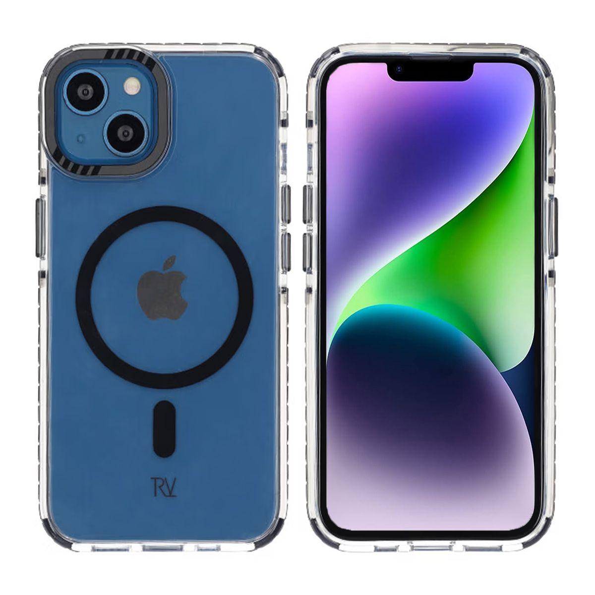 Bild på iPhone 13/14 Rvelon Mobilskal Magnet Förstärkt - Svart