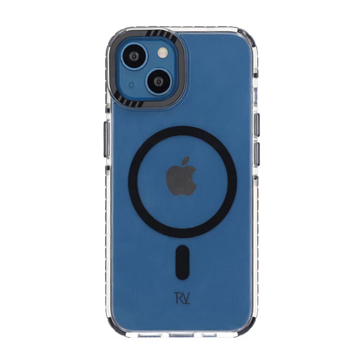 Bild på iPhone 13/14 Rvelon Mobilskal Magnet Förstärkt - Svart