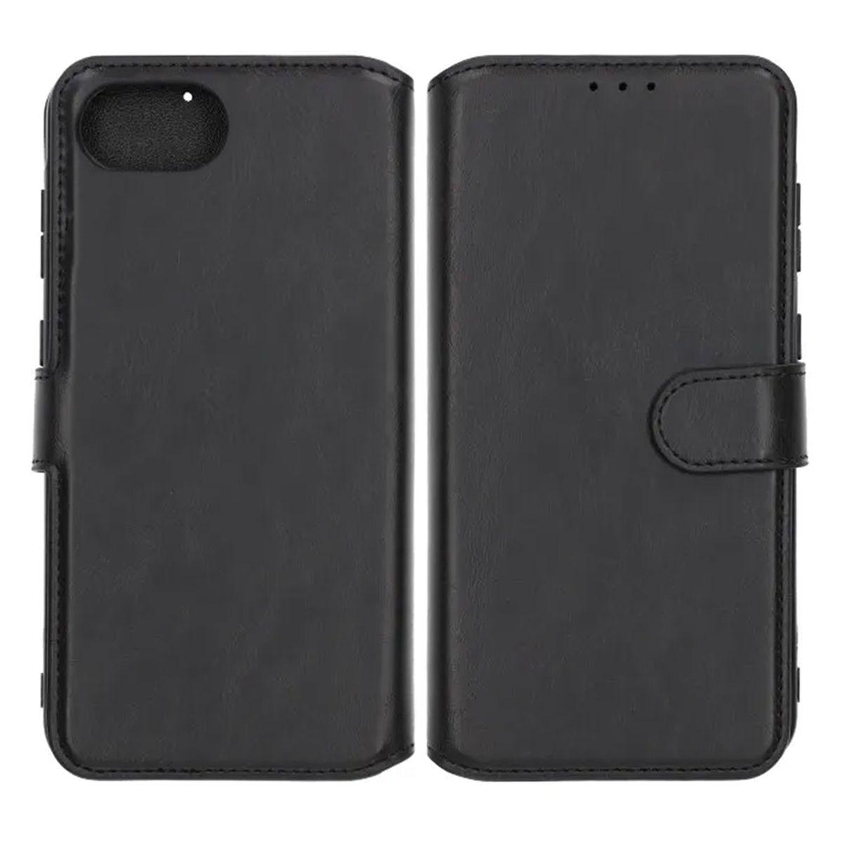 Image de Rvelon Étui portefeuille magnétique pour iPhone 16e et 17e - Noir