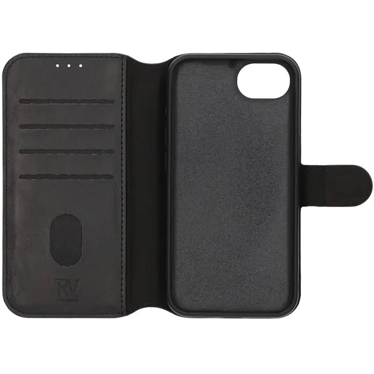 Image de Rvelon Étui portefeuille magnétique pour iPhone 16e et 17e - Noir