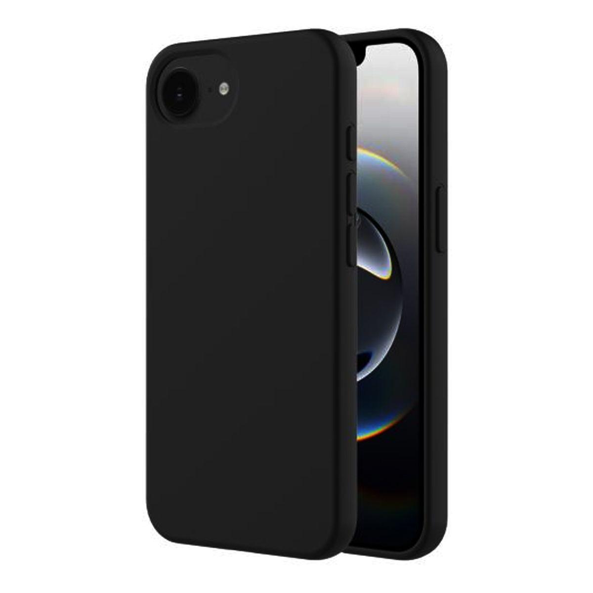 Image de Coque en silicone pour iPhone 16e et 17e – Noir