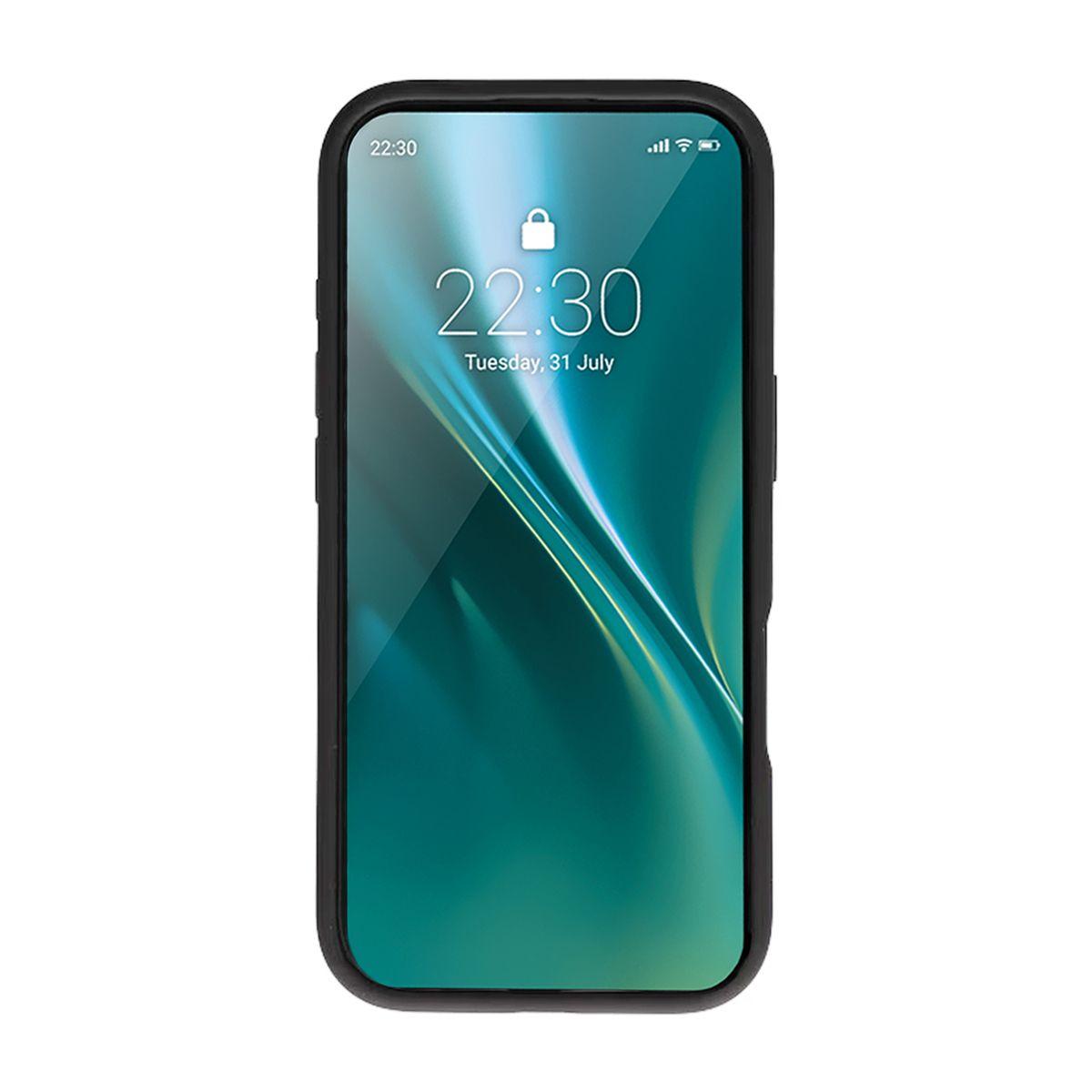 Kuva:  iPhone 16 Pro -puhelimen silikonikuori – musta