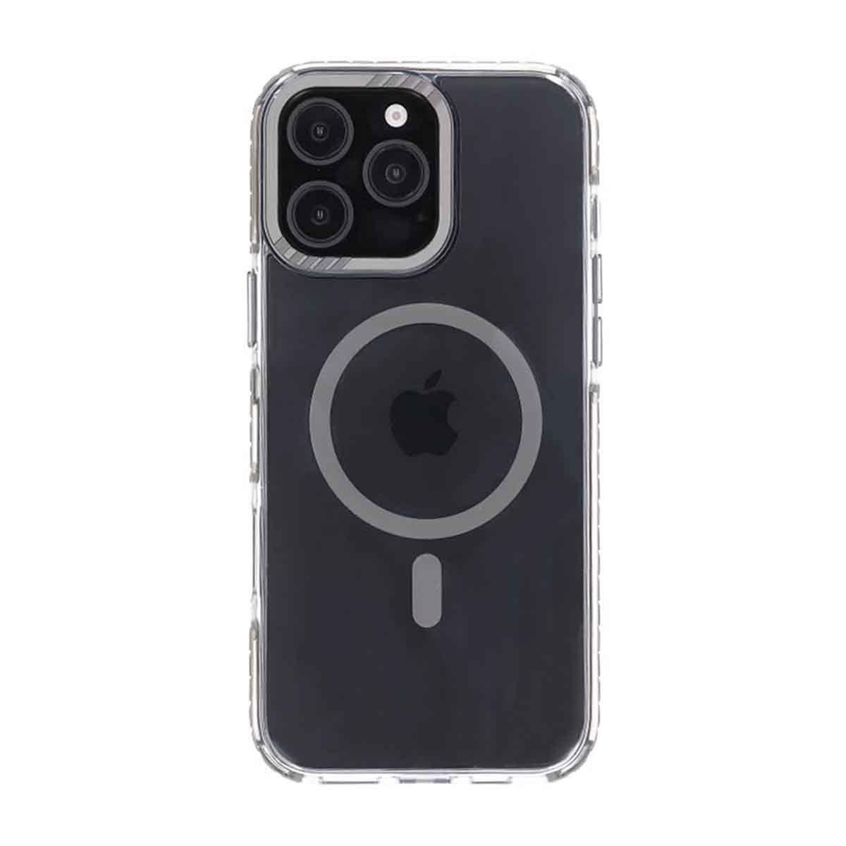 Kuva:  iPhone 16 Pro Max Rvelon Magneettinen Vahvistettu Suojakuori – Harmaa