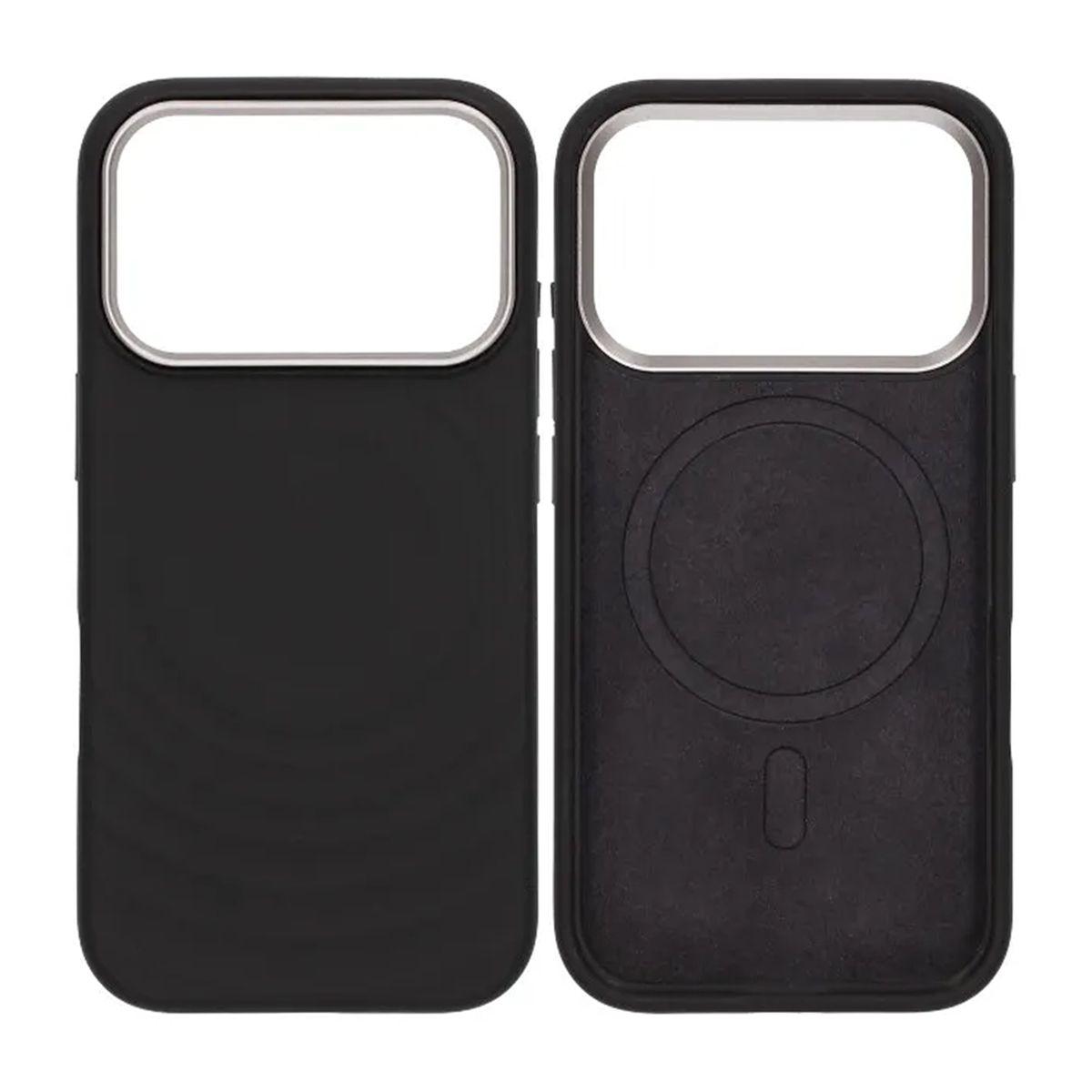 Kuva:  Silikoninen MagSafe-suojakuori iPhone 17 Pro / 18 Pro -puhelimelle – musta