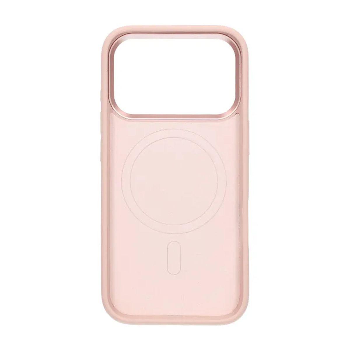 Kuva:  Silikoninen MagSafe-kuori iPhone 17 Pro/18 Pro -puhelimelle – vaaleanpunainen