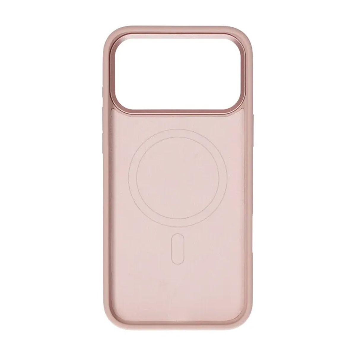 Kuva:  MagSafe-yhteensopiva silikoninen suojakuori iPhone 17 Pro Max/18 Pro Max -puhelimille – vaaleanpunainen