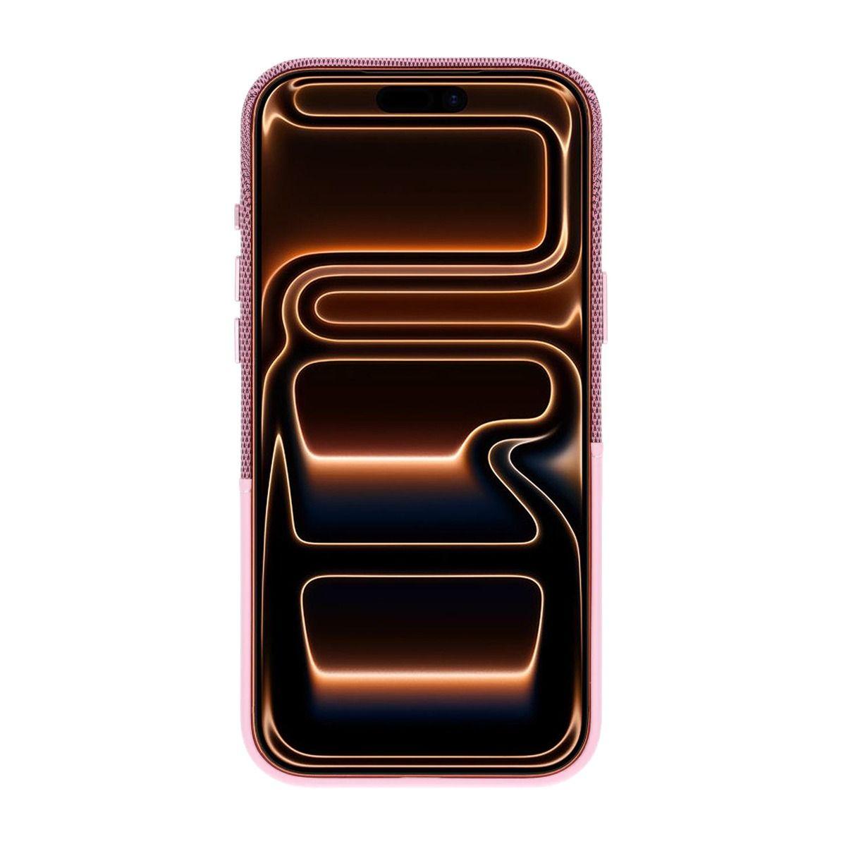Kuva:  Magneettinen puhelimen suojakuori nahkaisella korttikotelolla iPhone 17 Pro Max- ja 18 Pro Max -puhelimille – vaaleanpunainen