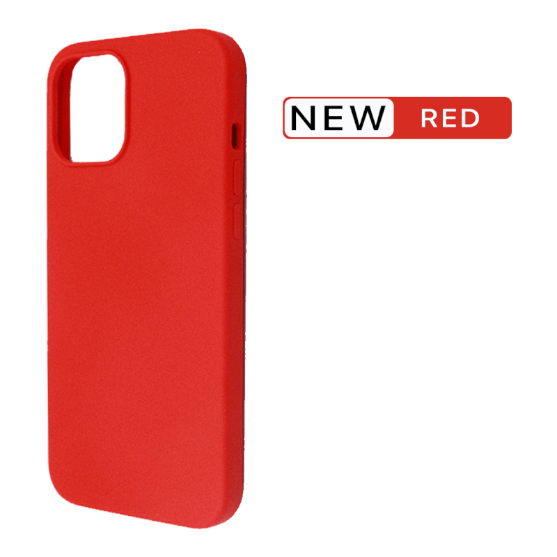 bild på iPhone 12 Pro Max Soft Silicone Case Red High Quality