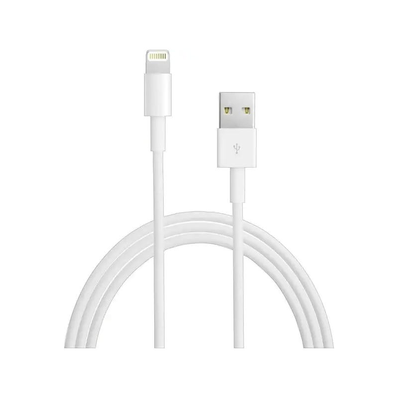 bild på SiGN USB 2.0 Cable with Lightning 2.4A, 12W, 1m - White