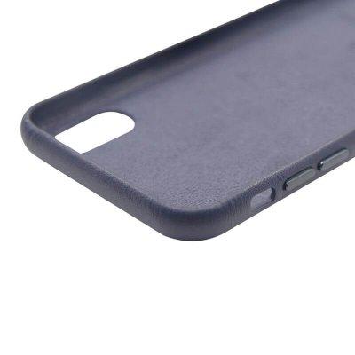bild på gsp-fitted-leather-case-for-iphone-x-xs-blue-1.jpg
