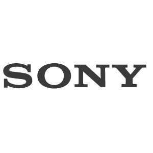 Sony logo svartvit