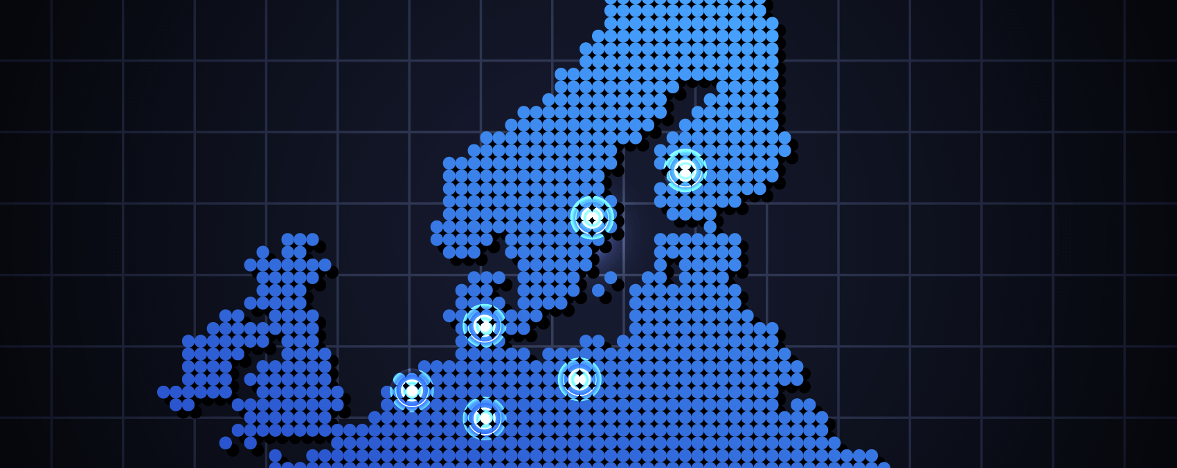map showing countries PhoneHero operates in