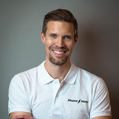 Patrik Sandgren, direktør hos PhoneHero